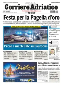 Corriere Adriatico Fermo - 12 Dicembre 2024