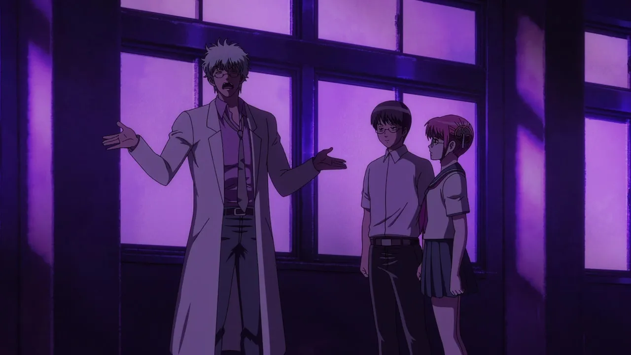 GINTAMA  - Mr Ginpachi's Zany Class - (Dub) There is a Very Fine Line Between Ter