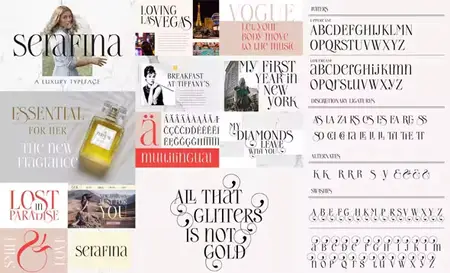 Serafina - Luxury Serif Typeface