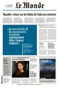 Le Monde du Mardi 24 Décembre 2024