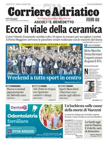 Corriere Adriatico Ascoli - 13 Settembre 2025