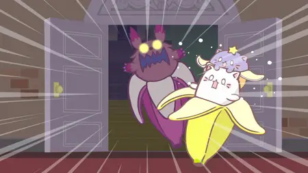 Bananya S03E04 Hello Halloween Nya