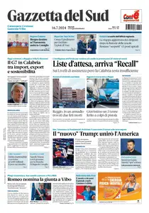 Gazzetta del Sud Catanzaro - 16 Luglio 2024