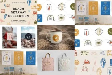 Beach Getaway Pack for Illustrator