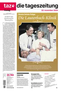 taz die tageszeitung  - 22 November 2024