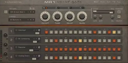 10 Phantom Rooms MR1 Valve Data KONTAKT