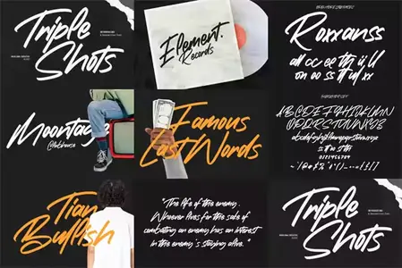 Triple Shots - Casual Handwritten Font