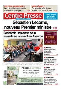Centre Presse Aveyron - 10 Septembre 2025