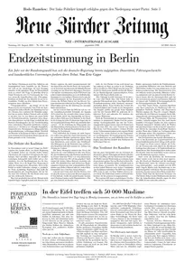Neue Zürcher Zeitung International - 24 August 2024