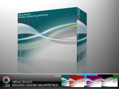 Virtual Trance Wallpapers Pack