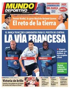Mundo Deportivo de Domingo, 09. de Junio de 2013
