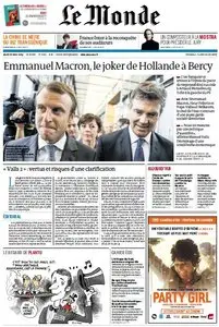 Le Monde du Jeudi, 28. Août 2014
