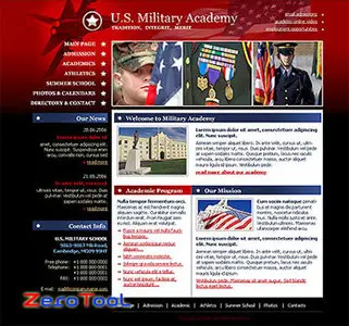 SimaVera 300092671 Military Academy Easy flash template