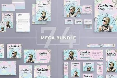 CreativeMarket - Mega Bundle Fashion Shop 2532134