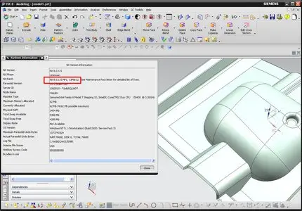 Siemens PLM NX 8.0.1.5 MP01 32bit & 64bit Upgrade