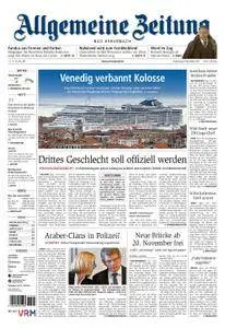 Allgemeine Zeitung Bad Kreuznach - 09. November 2017