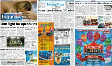 Philippine Daily Inquirer – August 14, 2011