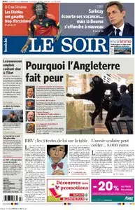 LE SOIR 11 AOUT 2011