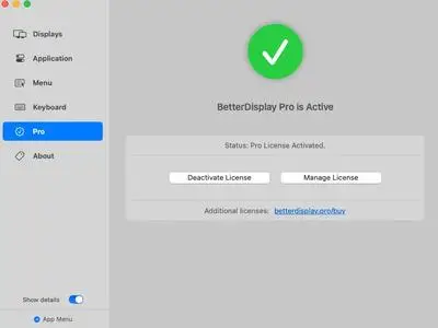 BetterDisplay Pro 2.0.11 macOS