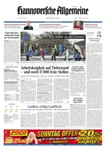 Hannoversche Allgemeine Zeitung - 30.10.2015