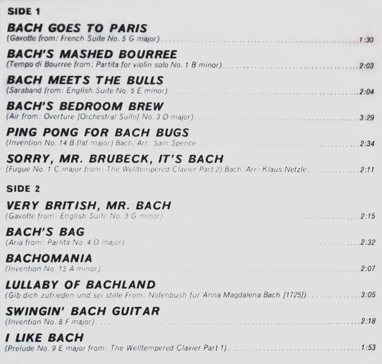 Franz Loffler & Pierre Favre - 300 Year Old Goodies All Jazzed Up! (1965)