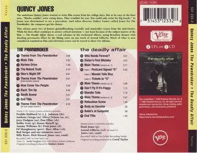 Quincy Jones - The Pawnbroker + The Deadly Affair (1966) [Remastered 1996]