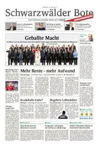 Schwarzwälder Bote Oberndorf - 29. Juni 2019