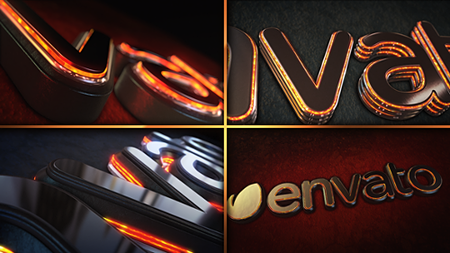 Magma Glow Logo Reveal - Project for After Effects (VideoHive)