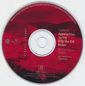 Aaron Copland - Appalachian Spring, Billy the Kid & Rodeo - San Francisco Symphony, Michael Tilson Thomas (2005) {RCA-BMG}