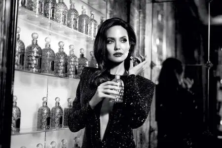 Angelina Jolie by Mathieu Cesar for GUERLAIN’s Mon Guerlain Eau de Parfum Florale
