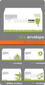 Eco envelope vector