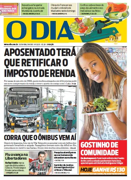 Jornal O Dia em PDF, Sexta, 19 de Abril de 2013