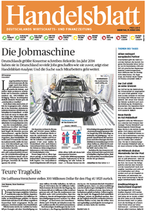 Handelsblatt vom Dienstag, 31. März 2015