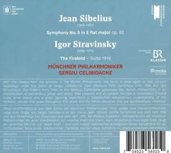 Sergiu Celibidache, Münchner Philharmoniker - Sibelius: Symphony No.5; Stravinsky: The Firebird (2020)