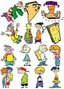 Ed, Edd n Eddy in Coreldraw
