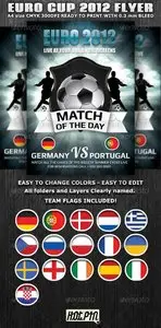 GraphicRiver Euro Cup 2012 Football Flyer template
