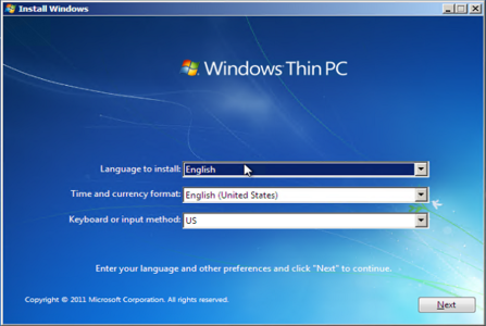 Microsoft Windows 7 Sp1 Thin PC (x86)