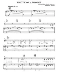 Waitin on a woman - Brad Paisley (Piano-Vocal-Guitar)