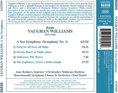 Paul Daniel, Bournemouth Symphony Chorus & Orchestra - Vaughan Williams: Symphony No.1 "A Sea Symphony" (2003)