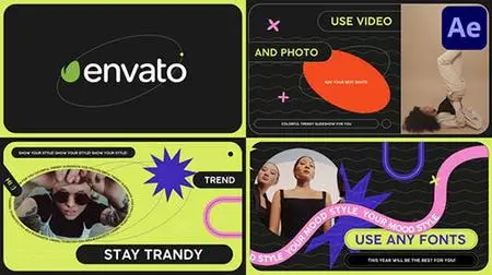 Trendy Colorful Slideshow for After Effects 37223141