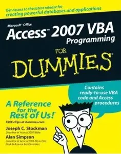 Access 2007 VBA Programming For Dummies [Repost]