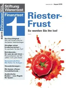 Finanztest August 08/2015