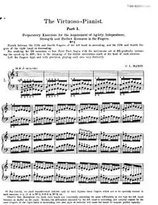 The Virtuoso Pianist In 60 Exercises - Part I