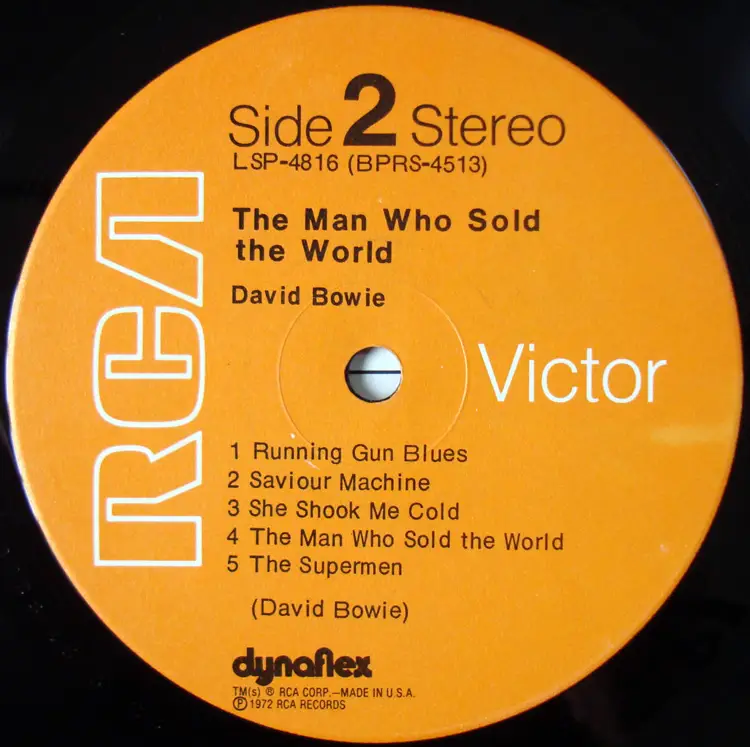 David Bowie - The Man Who Sold the World (US RCA Dynaflex Promo) Vinyl rip in 24 Bit/ 96 Khz + CD