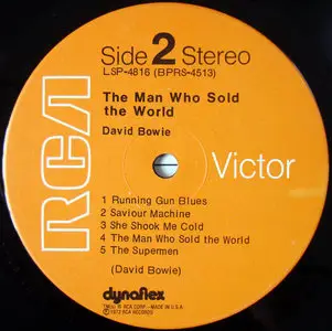 David Bowie - The Man Who Sold the World (US RCA Dynaflex Promo) Vinyl rip in 24 Bit/ 96 Khz + CD