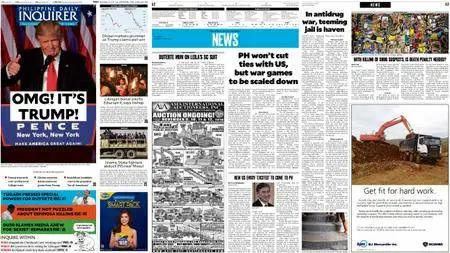 Philippine Daily Inquirer – November 10, 2016