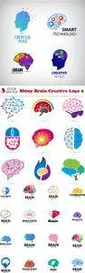 Vectors - Shiny Brain Creative Logo 9