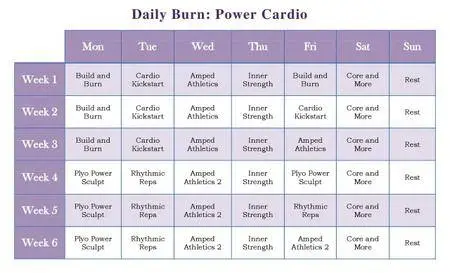 Daily Burn - Power Cardio (2017)