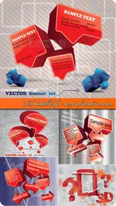 3D bubble for text abstract vector