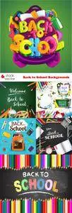 Vectors - Back to School Backgrounds